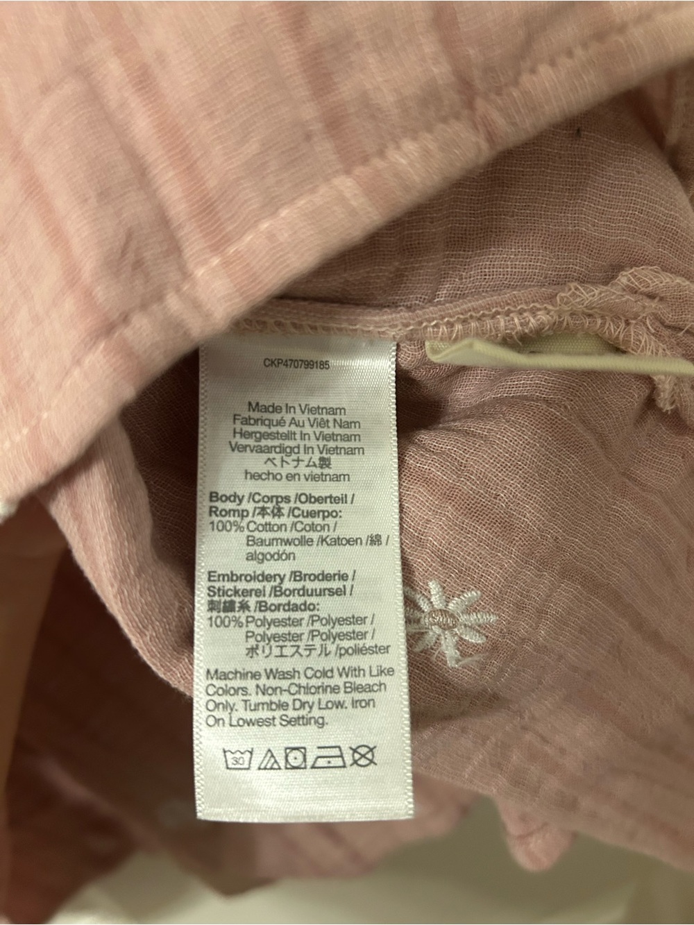 Madewell Embroidered Lakeline Popover Top - Picture 5 of 6